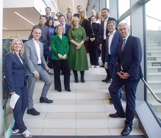 European Comissioner Ekaterina Zahariewa and her delegation visiting XISTA