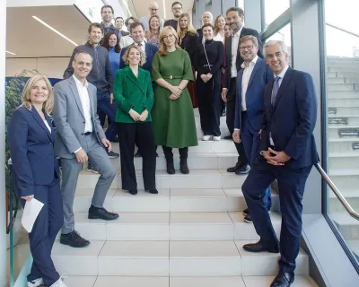 European Comissioner Ekaterina Zahariewa and her delegation visiting XISTA