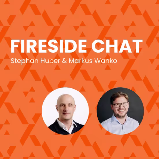 Stephan Huber and Markus Wanko fireside chat
